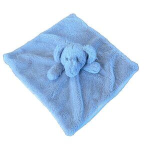 Kellytoy Gray Elephant Security Blanket Grey Plush Baby Lovey Rattle Toy